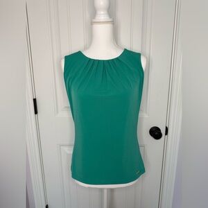 Calvin Klein Teal Sleeveless Blouse